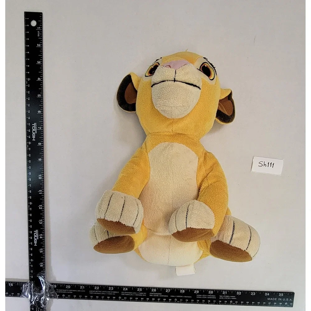 Disney The‎ Lion King Simba Plush Stuffed Animal Yellow Soft Toy